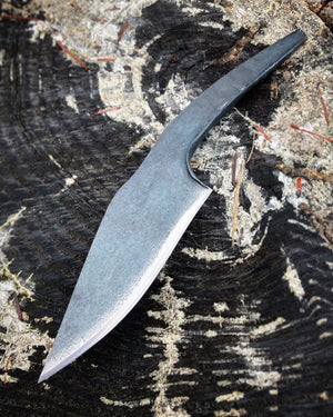 3 3/4" 1075 High Carbon Steel Brute de Forge Bench Knife